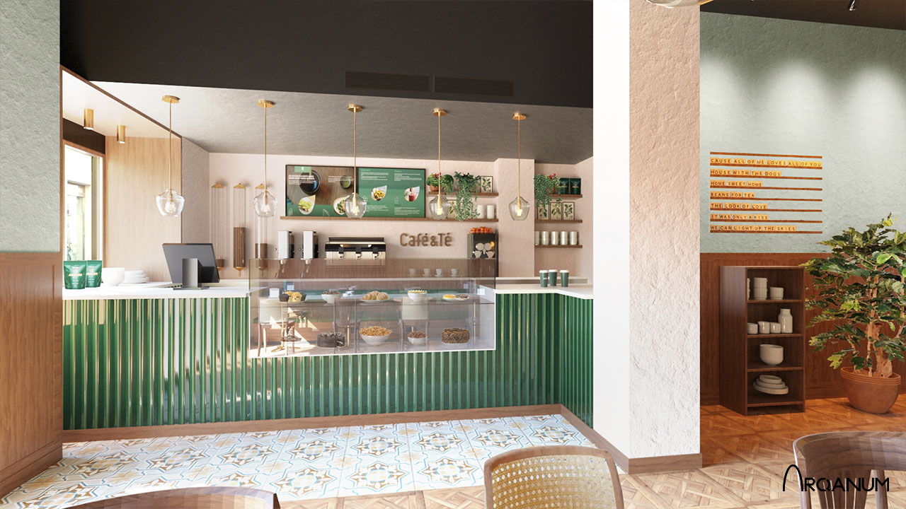 Café & Té cafeteria, bar
